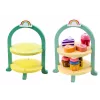 LEAN TOYS makeiset-sarja kakku cupcakes puinen teline