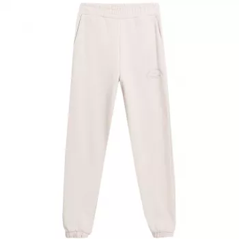 Naisten vapaa-ajanhousut beige 4F CAS F472 AW23 koko M