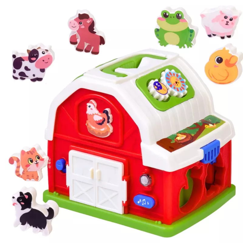 LEAN TOYS interaktiivinen maatila musiikilla, eläimillä, valoilla ja äänillä