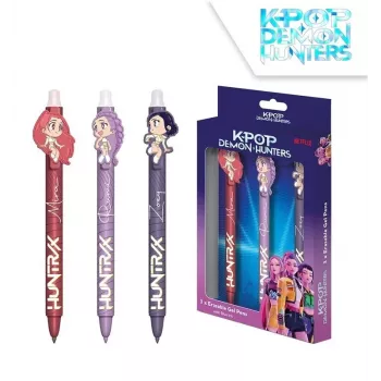 KIDS K-Pop Demon Hunters geelikynäsarja 3 kpl:n pakkaus | 0,7 mm eri värit