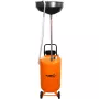 NEO TOOLS 10-810 siirrettävä öljynkeräysvaunu, painovoimatoiminen, 70 l säiliö, pneumaattinen tyhjennys, 420 mm keräysastia, korkeus säädettävissä 1000-1600 mm