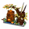 LEAN TOYS Capybara rakennuspalikat puu kynäteline 1800 osaa