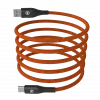 HAMMER USB-A - USB-C-kaapeli 1,2 m musta 480 Mbps lataus ja tiedonsiirto