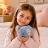 LEAN TOYS pehmeä norsu-maskotti pehmolelu pieni harmaa 18 cm