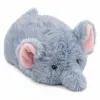 LEAN TOYS pehmeä norsu-maskotti pehmolelu pieni harmaa 18 cm