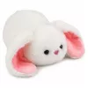 LEAN TOYS pehmeä pupu pitkillä korvilla, valkoinen, 16 cm