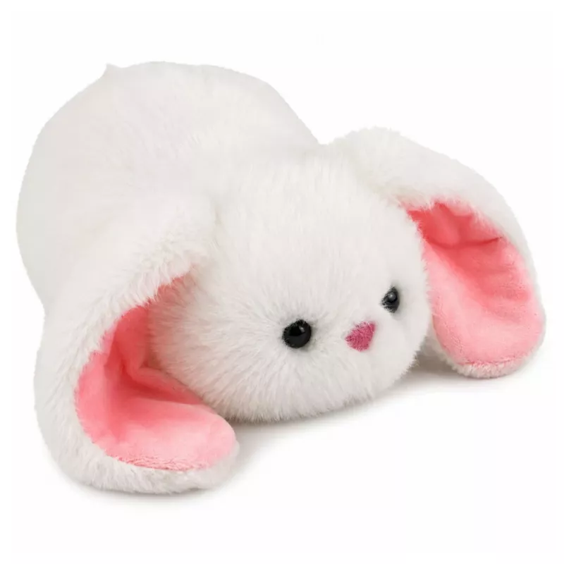 LEAN TOYS pehmeä pupu pitkillä korvilla, valkoinen, 16 cm