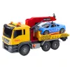 LEAN TOYS hinausauto nosturilla ja kilpa-auto – valo- ja äänilelusetti