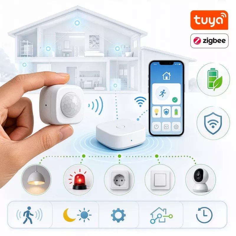 GREENBLUE Tuya Zigbee liiketunnistin GB740