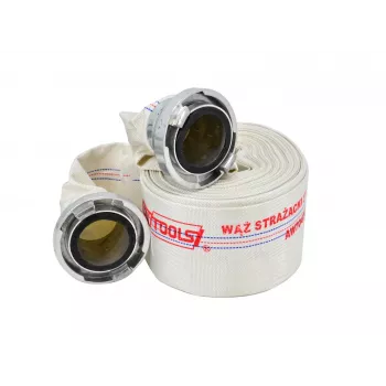 AWTOOLS AW WATER HOSE KPL. FIREFIGHTER 3 x 25 m 8BAR palokunnan vesiletkusarja, 75 m kokonaispituus, 52 mm Storz-C-liittimet, valkoinen