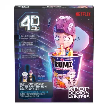 Spin Master 4D Build K-Pop Demon Hunters Rumi Ramen Cup 3D-palapeli