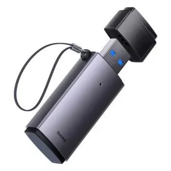 Baseus USB 3.0 2-in-1 SD- ja microSD-kortinlukija – harmaa