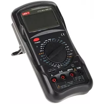 UNI-T UT-52 digitaalinen maadoitusvastustesteri, 2000Ω, 200V AC, 3½-numeroinen LCD, 2/3-johdin, taustavalo, datan pito, automaattinen virrankatkaisu