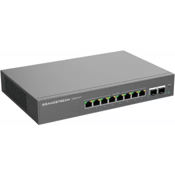 Grandstream GWN7721P Layer 2 Lite Managed 2,5 gigabitin PoE+-kytkin, 5 porttia (4x 2,5G PoE+, 1x 2,5G), 60W budjetti, tuuletinon, pilvi-/verkkohallittava
