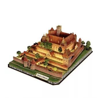 CubicFun 3D-palapeli Malborkin linna LED-valaistuksella - 200 palaa