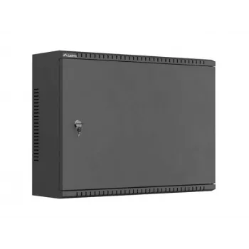 LANBERG TPR 19 seinäasennettava 4U verkkokaappi verkkoluukulla 560x420x180 mm musta (koottu)