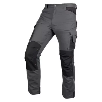 NEO TOOLS Mix&Match työhousu, canvas, Cordura-vahvistettu, harmaa-musta, koko L