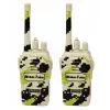 LEAN TOYS sotilasradiopuhelimet USB kantama 200M khaki 2 kpl