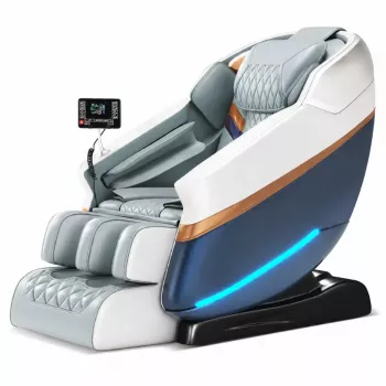 EXTRALINK 3D Zero Gravity -hierontatuoli valkoinen-sininen