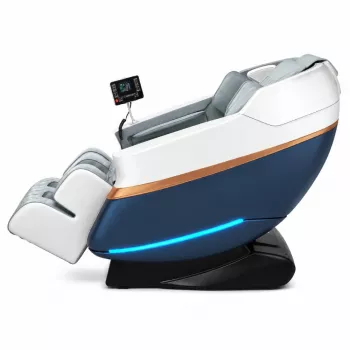 EXTRALINK 3D Zero Gravity -hierontatuoli valkoinen-sininen