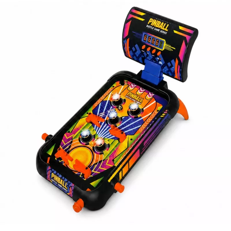 LEAN TOYS arcadepeli flipperi pöytä flipperi pistelaskuri valot äänet