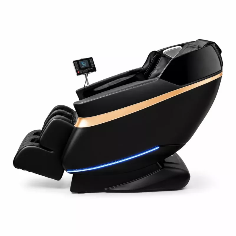 EXTRALINK 3D Zero Gravity hierontatuoli musta-kulta