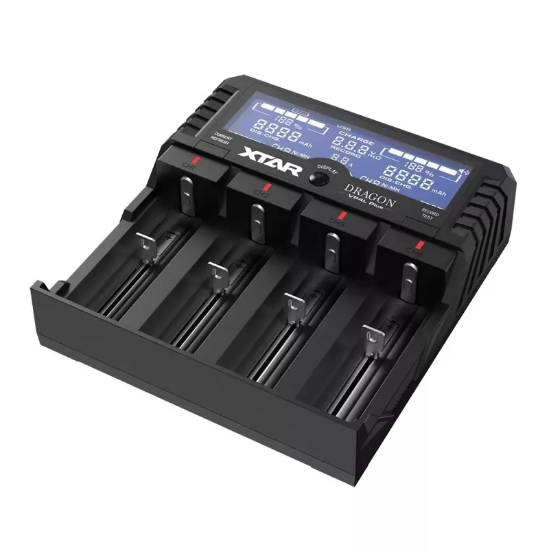 XTAR VP4L Plus Li-ion/Ni-MH/Ni-Cd 18650 akkulaturi