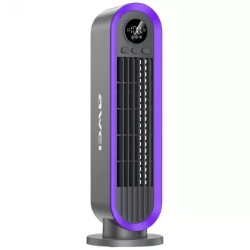 AWEI F52 kannettava tornituuletin 3600 mAh USB-C ladattava harmaa