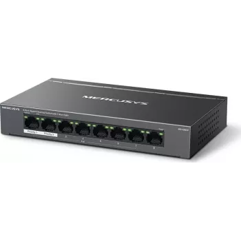 Mercusys MS108GP 8-porttinen Gigabit Desktop PoE+ -kytkin, 123W budjetti, Plug & Play