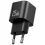 USAMS 25W GaN USB-C pikalaturi - valkoinen