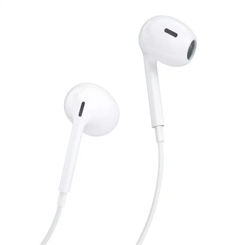 DUDAO X14ProT nappikuulokkeet USB-C-liitännällä, 1,2 m kaapeli, valkoinen