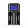 XTAR VX2 PRO KT Li-ion/LiFePO4/Ni-MH 18650 akkulaturi