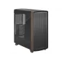 Fractal Design Summit Black TG Light Tint Mid-Tower PC-kotelo saksanpähkinäpuisella etupaneelilla