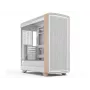 Fractal Design Summit Chalk White TG Clear Tint Mid-Tower-kotelo aidolla tammipuufrontilla