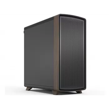 Fractal Design Summit Black Solid ATX Midi Tower -kotelo, musta/puu