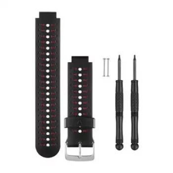 Garmin Forerunner 235 -kellon ranneke, musta/marsalanpunainen (010-11251-90)