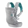 B-KIDS Infantino 4-in-1 muunneltava vauvan kantoreppu, harmaa, 3,6–14,5 kg, JPMA-sertifioitu, irrotettavalla Wonder Cover™ -ruokalapulla