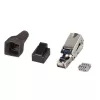 Techly 101911 RJ45 Cat6a 10G työkaluton modulaarinen liitin, STP