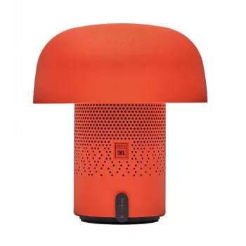 KOODUU Sensa Play kannettava Bluetooth-kaiutin himmennettävällä RGB-LED-valaisimella, IPX4 roiskesuojaus, TWS-pariliitäntä, USB-C, oranssi