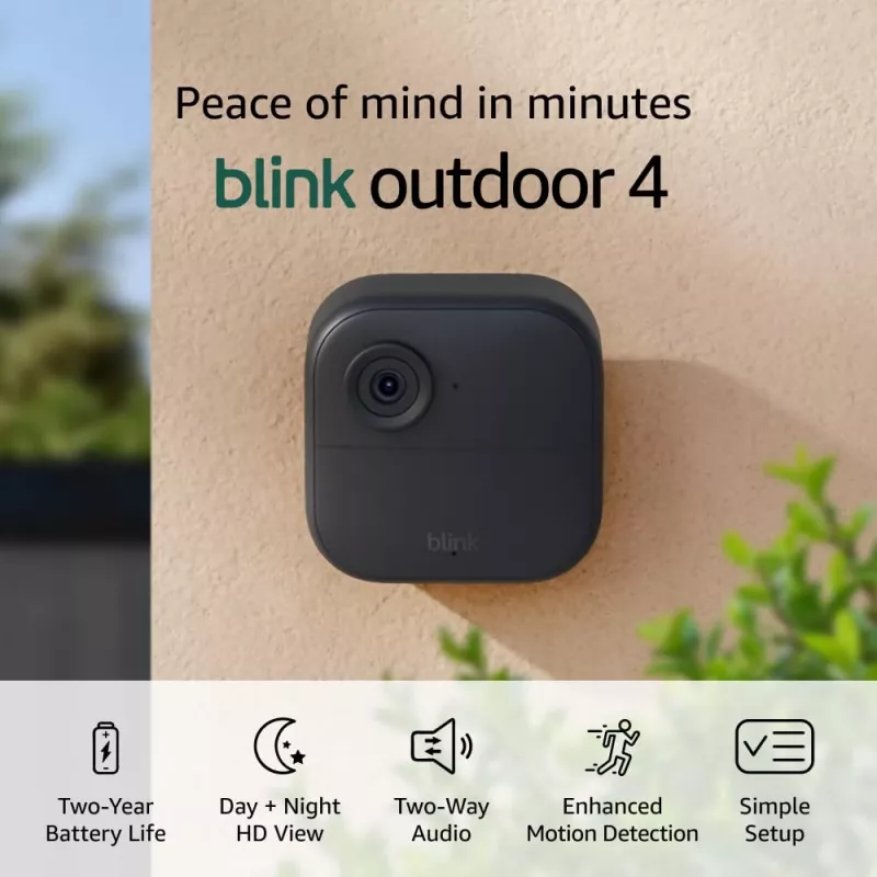 Amazon Blink Outdoor 4 langaton valvontakamera, 3 kameran paketti