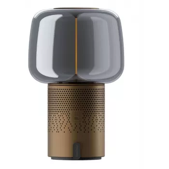 KOODUU Serena Play kannettava LED-lamppu Bluetooth-kaiuttimella ruskea