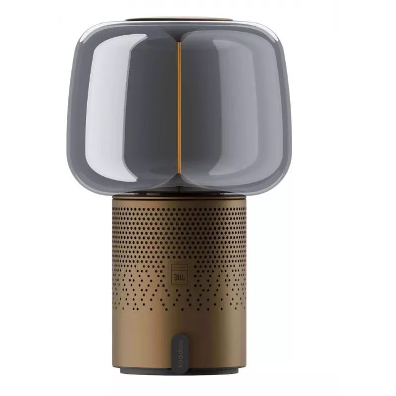KOODUU Serena Play kannettava LED-lamppu Bluetooth-kaiuttimella ruskea