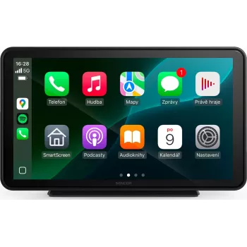 SENCOR SCT M760 BWT 7 tuuman 2DIN CarPlay Android Auto Bluetooth-autoradio peruutuskameratulolla