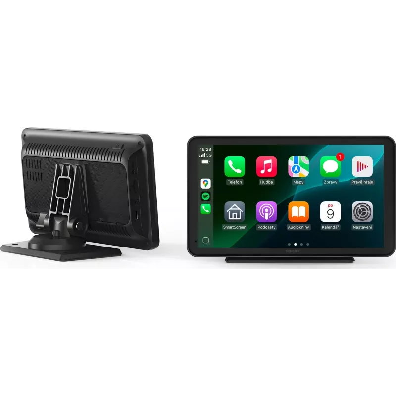 SENCOR SCT M760 BWT 7 tuuman 2DIN CarPlay Android Auto Bluetooth-autoradio peruutuskameratulolla