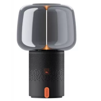 KOODUU Serena Play kannettava LED-valaisin Bluetooth-kaiuttimella harmaa