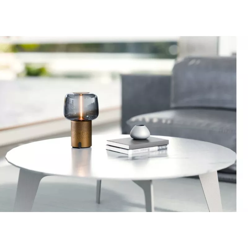 KOODUU Serena Play kannettava LED-valaisin Bluetooth-kaiuttimella harmaa