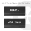 Club 3D USB-C naarasliitäntäadapteri 40G 240W 8K60Hz