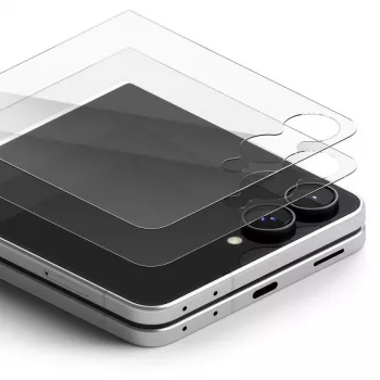Ringke Cover Display Pro 2 kpl:n pakkaus panssarilasi näytönsuoja Galaxy Z Flip 8 - kirkas