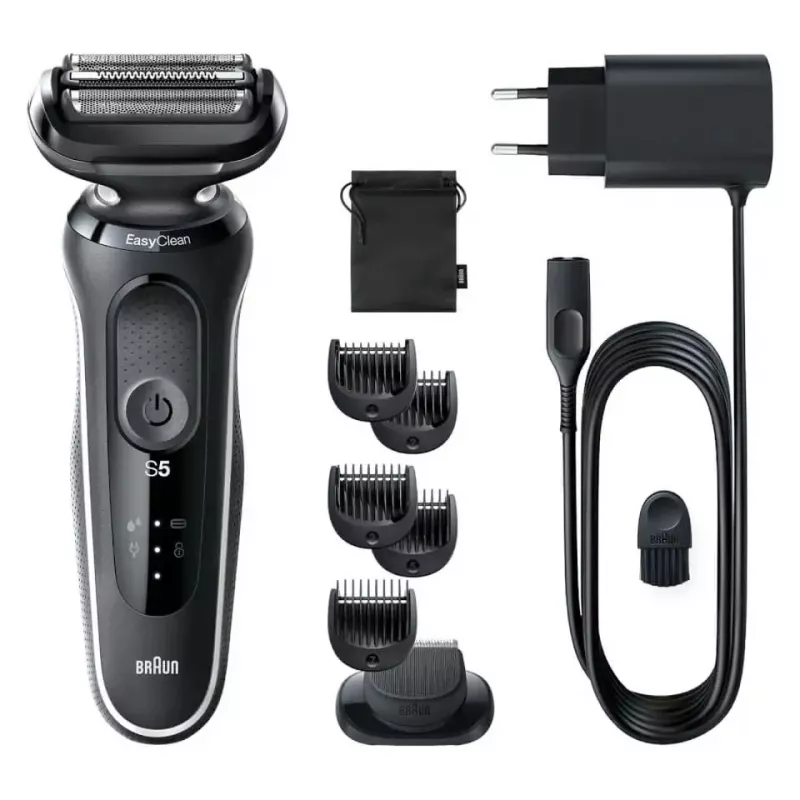 BRAUN parranajokone Series 5 51-W1500s märkä- ja kuivaparranajokone musta
