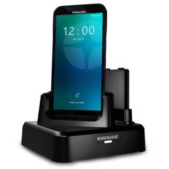 Datalogic Single Slot Dock -lataus- ja telakointiasema Ethernet+USB-C, vara-akku - vaatii